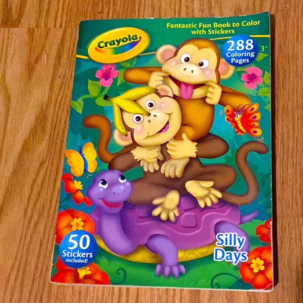 “Silly Days” Crayola Coloring Book